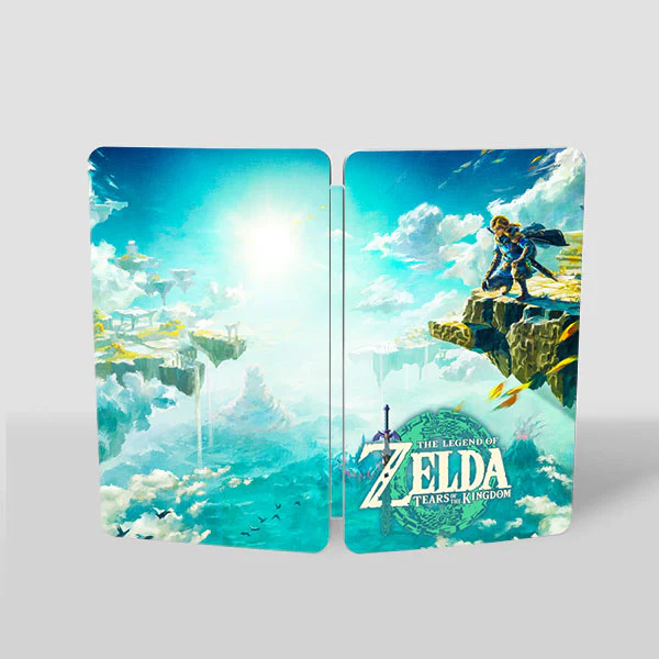 The Legend of Zelda Switch Steelbooks Bundle: Tears of The Kingdom + Breath of The Wild | For PS4/PS5 Steelbook | ONi Fantasy Box