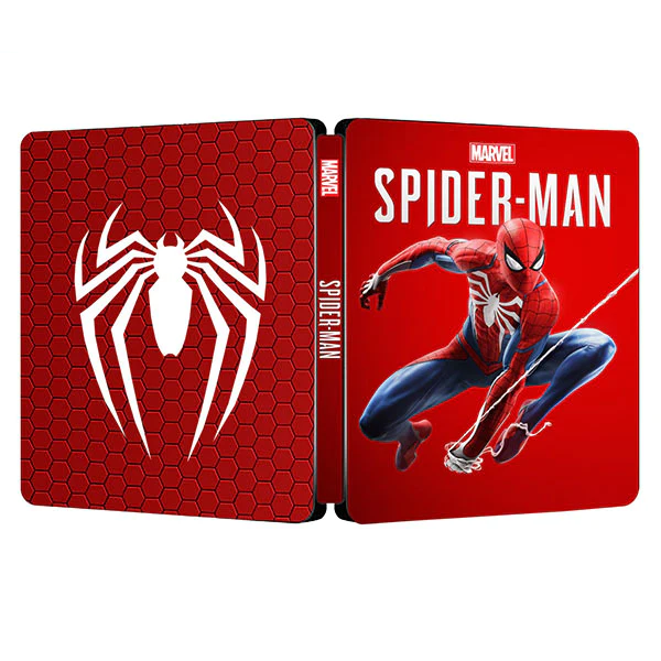 El Hombre Araña de Marvel | Para PS4/PS5 Steelbook | Caja de fantasía ONi