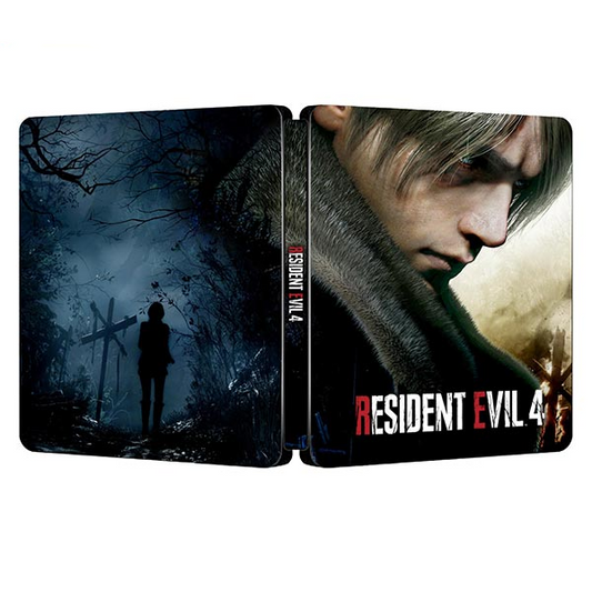 Residente malvado 4 | Para PS4/PS5 Steelbook | Caja de fantasía ONi