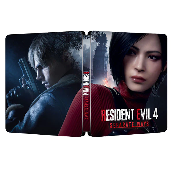 Resident Evil 4 caminos separados | Para PS4/PS5 Steelbook | Caja de fantasía ONi