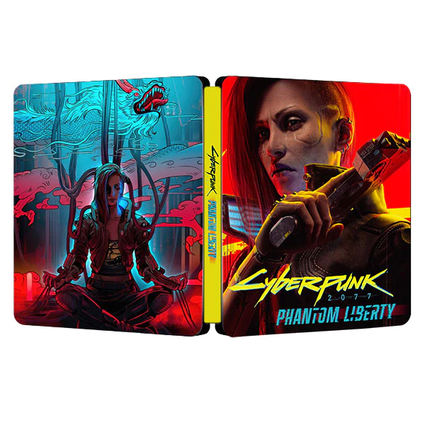 Cyberpunk 2077 Phantom Liberty | Für PS4/PS5 Steelbook | ONi Fantasy Box