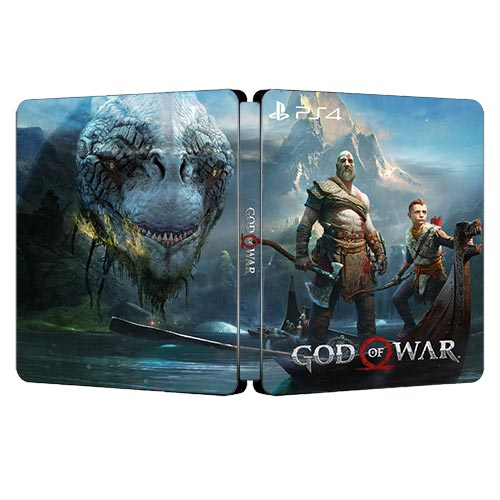 Dios de la guerra | Para PS4/PS5 Steelbook | Caja de fantasía ONi