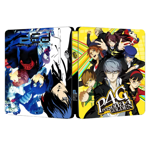 Persona 3 Portátil y Persona 4 Dorado | Para PS4/PS5 Steelbook | Caja de fantasía ONi