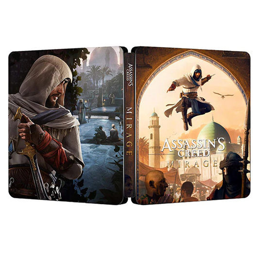 Assassin's Creed Mirage | Para PS4/PS5 Steelbook | Caja de fantasía ONi