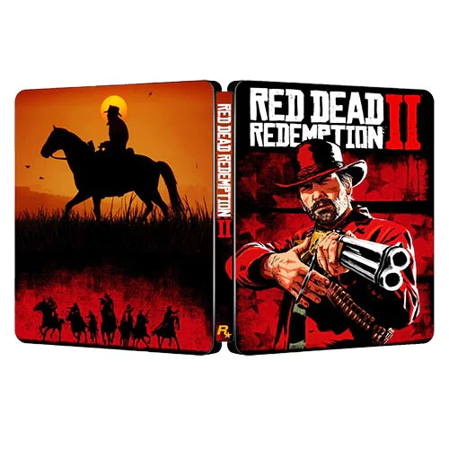 Red Dead Redención II | Para PS4/PS5 Steelbook | Caja de fantasía ONi