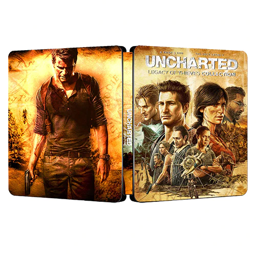 Colección Uncharted Legacy of Thieves | Para PS4/PS5 Steelbook | Caja de fantasía ONi