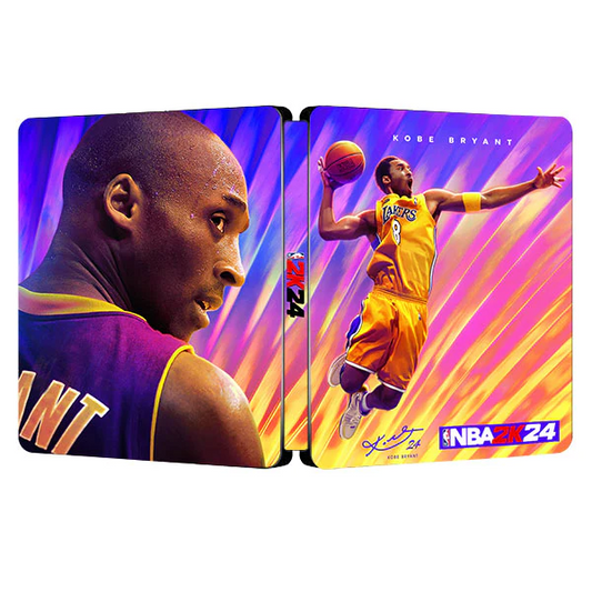 NBA 2K24 Kobe Bryant y Mamba Negra | Para PS4/PS5 Steelbook | Caja de fantasía ONi