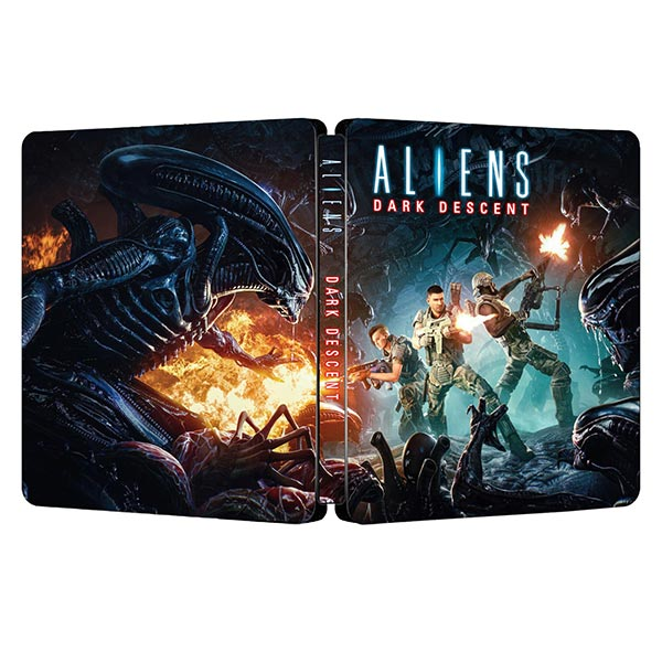 Extraterrestres Descenso Oscuro | Para PS4/PS5 Steelbook | Caja de fantasía ONi