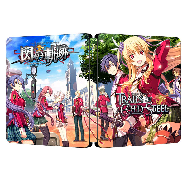 La leyenda de los héroes Trails of Cold Steel | Para PS4/PS5 Steelbook | Caja de fantasía ONi