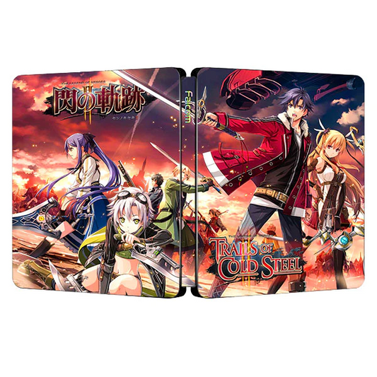 La leyenda de los héroes Trails of Cold Steel II | Para PS4/PS5 Steelbook | Caja de fantasía ONi