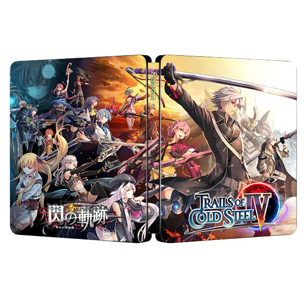 Die Legende der Helden Trails of Cold Steel IV | Für PS4/PS5 Steelbook | ONi Fantasy Box