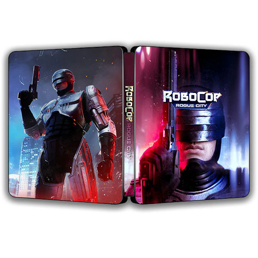 Robocop Ciudad Rebelde | Para PS4/PS5 Steelbook | Caja de fantasía ONi