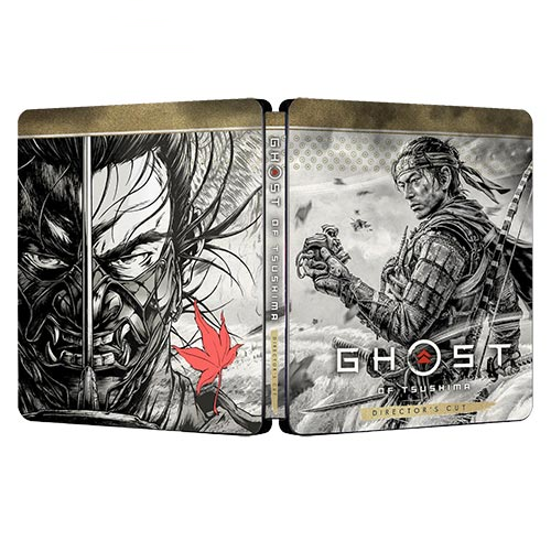 Edición del director de Ghost of Tsushima | Para PS4/PS5 Steelbook | Caja de fantasía ONi