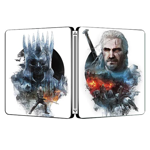 La caza salvaje del brujo | Para PS4/PS5 Steelbook | Caja de fantasía ONi