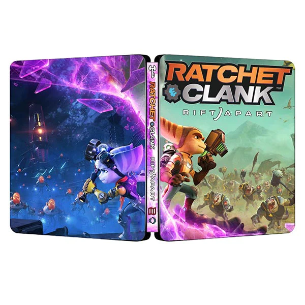 Ratchet &amp; Clank se separan | Para PS4/PS5 Steelbook | Caja de fantasía ONi