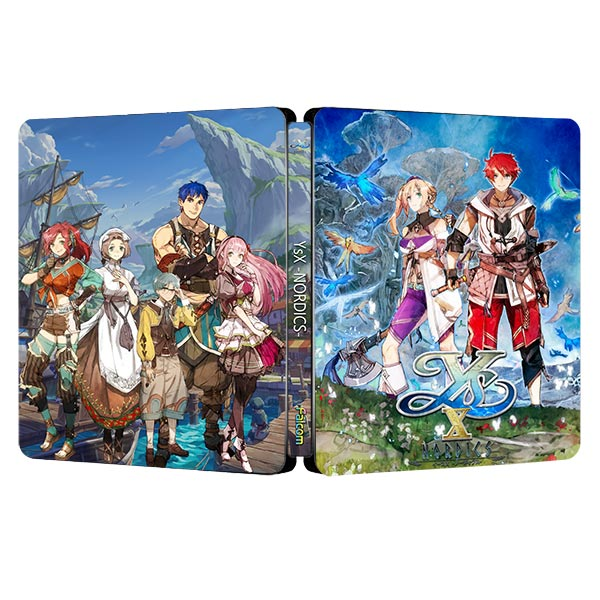 Ys X Nórdicos | Para PS4/PS5 Steelbook | Caja de fantasía ONi