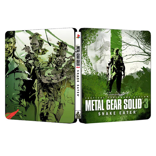 Metal Gear Solid 3 Snake Eater | For PS4/PS5 Steelbook | ONi Fantasy Box