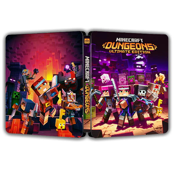 Minecraft Dungeons Ultimate Edition | For PS4/PS5 Steelbook | ONi Fantasy Box