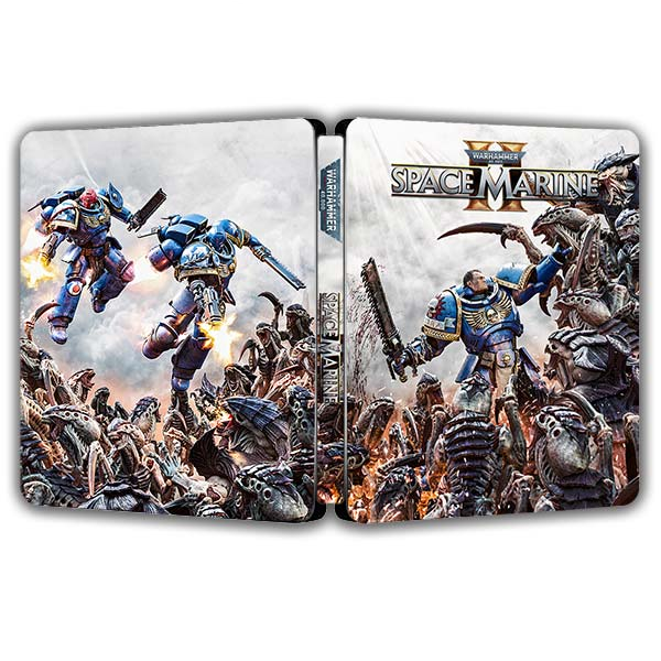 Warhammer 40K Space Marine II | For PS4/PS5 Steelbook | ONi Fantasy Box