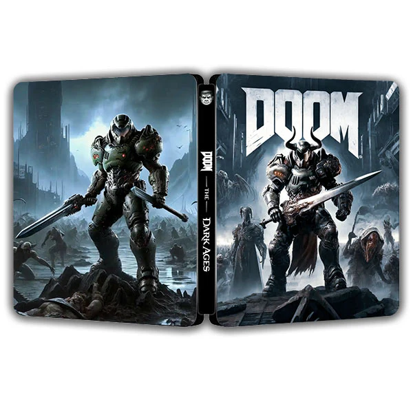 DOOM The Dark Ages | For PS4/PS5 Steelbook | ONi Fantasy Box