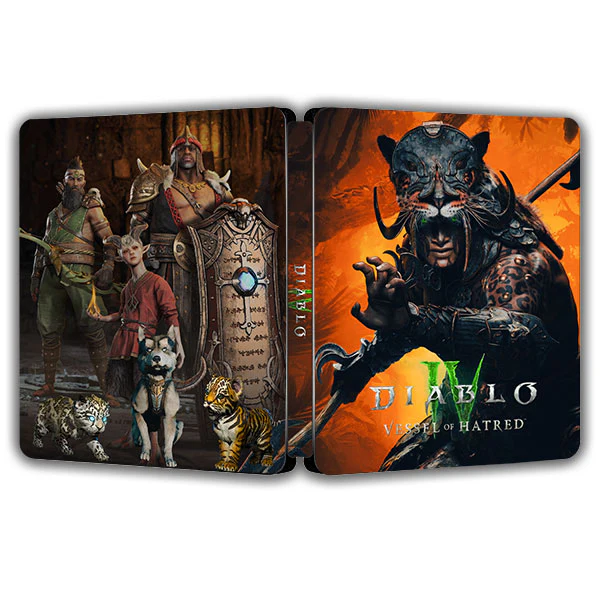 Diablo IV D4 Vessel of Hatred | For PS4/PS5 Steelbook | ONi Fantasy Box