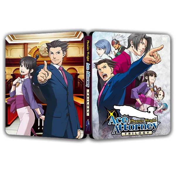 Phoenix Wright Ace Attorney Trilogy ALL Platforms | For PS4/PS5 Steelbook | ONi Fantasy Box