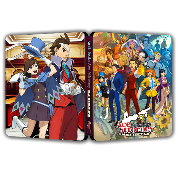 Apollo Justice Ace Attorney Trilogy ALL Platforms | For PS4/PS5 Steelbook | ONi Fantasy Box