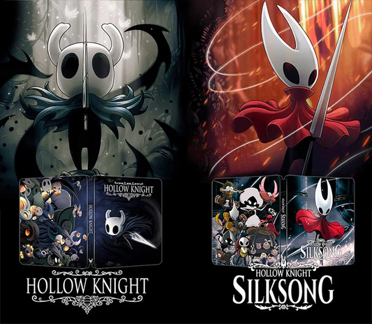 Hollow Knight Silksong Knight & Hornet Bundle | For PS4/PS5 Steelbook | ONi Fantasy Box