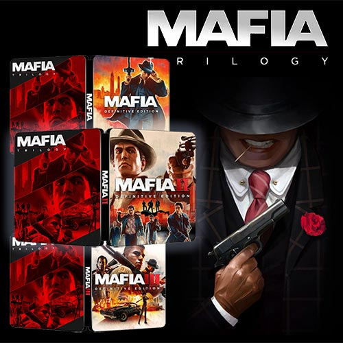 Mafia Trilogy Definitive Edition Bundle | For PS4/PS5 Steelbook | ONi Fantasy Box