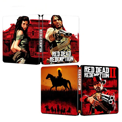 Red Dead Redemption 1 & 2 Steelbook Bundle | For PS4/PS5 Steelbook | ONi Fantasy Box