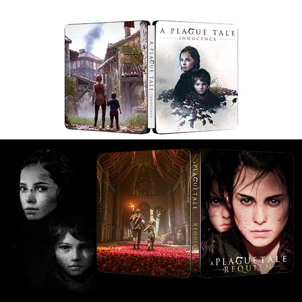 A Plague Tale Bundle Innocence + Requiem Compete Edition | For PS4/PS5 Steelbook | ONi Fantasy Box