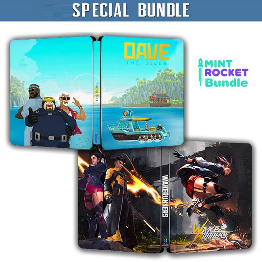 Dave The Diver & Wakerunners - Mint Rocket Limited Bundle Edition | For PS4/PS5 Steelbook | ONi Fantasy Box